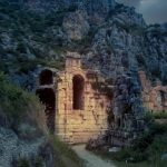 Theater and tombs in Myra
